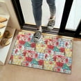 thumbnail image 2 of Pioneer Flower Floral Print Pattern Door Rugs,Washable Non Slip Door Mats Indoor,Decorative Door Mats,Entry Mat Indoor for Entrance,Bedroom,Kitchen,Bathroom,16"x24", 2 of 6
