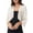 Champagne, variant on YONGHS Women 3/4 Sleeve Sheer Chiffon Bolero Shrug Open Front Jacket Cardigan Cover Ups Black S