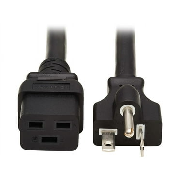 Tripp Lite Power Cord C19 to NEMA 5-20P Heavy Duty 20A 125V 12AWG Black 6ft