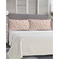 thumbnail image 5 of Pink Spring Floral Pillow Covers King Size, Watercolor Botanical Summer Soft Bed Throw Pillowcases Breathable Cooling Long Lumbar Body Pillow Sham Cover for Bed Sofa 20''x40'', 5 of 7
