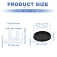 thumbnail image 2 of Tapón de Silicona en Forma de T Uxcell, Diámetro 195 mm/7.68 Pulgadas, Tapón de Silicona Impermeable Reutilizable para Sellar Agujeros Redondos en Equipos de Tuberías, Negro, 2 of 7