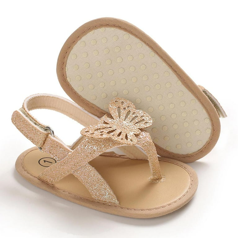 Infant gold sandals clearance