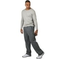 thumbnail image 4 of Vibes Men's Cargo Zipper Pocket Sweatpants Adjustable Leg Open, 4 of 5
