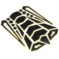 thumbnail image 3 of Universal Motorcycle Gas Fuel Oil Tank Pad Stickers Protector Tank Traction Pad(gold edge), 3 of 9