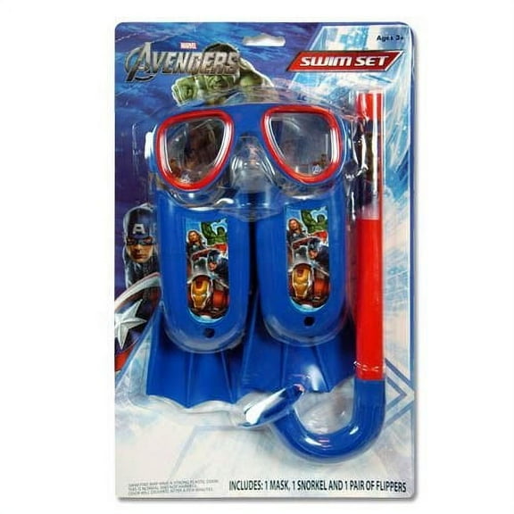 Swim Set - Marvel The Avengers - on Blister Card 3 pc