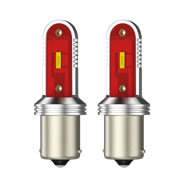 Kenally 2 uds 30W LED 1156/1157 bombillas LED luces de señal de coche 12/24V 1200Lm lámpara de freno 1860 Chip 6500K T20/T25 accesorio de iluminación Bombillas para automóviles luz amarilla Tipo 1 Kenally VI000921-09