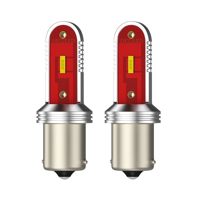 Kenally 2 uds 30W LED 1156/1157 bombillas LED luces de señal de coche 12/24V 1200Lm lámpara de freno 1860 Chip 6500K T20/T25 accesorio de iluminación Bombillas para automóviles luz amarilla Tipo 1 Kenally VI000921-09