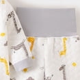 thumbnail image 6 of Baby Boy 2‑Piece Quilted Kimono Wrap Pajama Set with Cartoon Print,Newborn Sleepwear 0-3 Months, 6 of 7