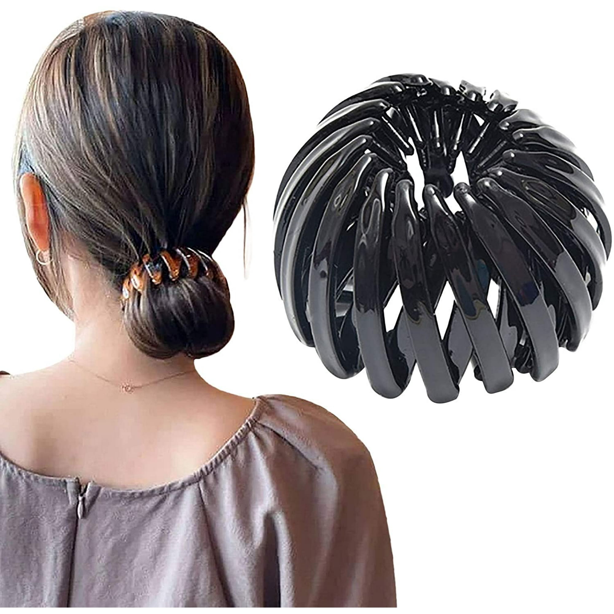 Bird Nest Shaped Hair Clips Women Expandable Ponytail Holder Hair Claw  Clamps Bun Makers Expandable Ponytail Holder Hair Accessories for Women and  Girls Hair Accessories (F) | Walmart Canada