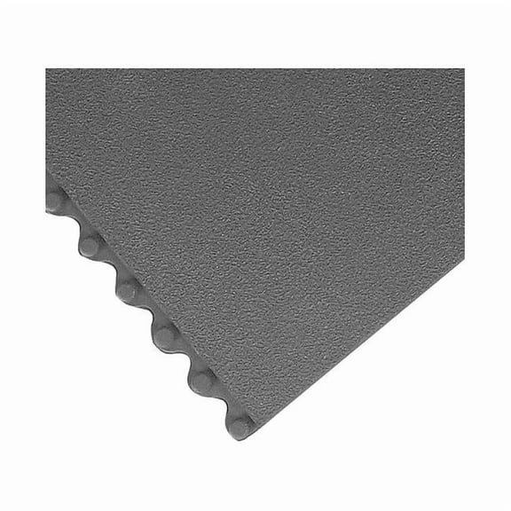 Notrax Black Static Dissipative Mat, 3/4 in Thick, Natural Rubber 558S0033BL