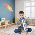 thumbnail image 4 of EASTROCK 32 Keys Melodica Air Piano Keyboard with Oxford Bag & Double Tubes Mouthpiece for Beginners,Blue, 4 of 6