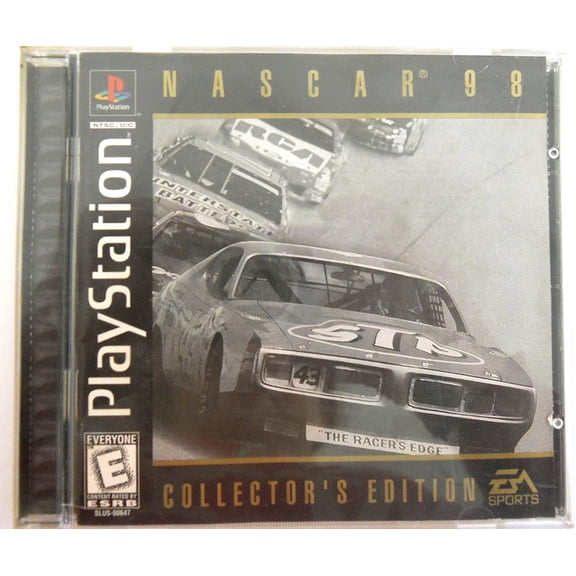 NASCAR 98 Collector's Edition - Complete in Box, Black Label - PS1 Playstation 1 PSX
