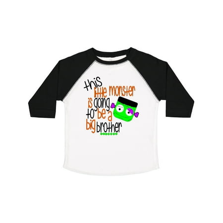 

Inktastic This Little Monster is Going to Be a Big Brother Gift Toddler Boy Girl T-Shirt
