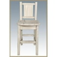 thumbnail image 1 of Montana Woodworks MWHCBSWNRLZBEAR Homestead Back Barstool with Laser Engraved Bear Design, 1 of 1