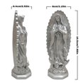 thumbnail image 3 of White Classical Mary Resin Craft | Interior Decoration Garden Ornament Religious Gift | Home Living Room Desk Decor Blessing Inspirational Collection One Size, 3 of 3