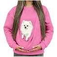 thumbnail image 4 of Byworldtasic Crewneck Sweatshirts for Women Fall Oversized Sweatshirt Comfort Cute Fashion Clothing, 4 of 6
