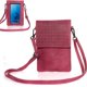thumbnail image 1 of Bolso de cuero para teléfono, pequeño bolso cruzado, mini bolsos táctiles con pantalla para teléfono móvil, 1 of 5