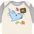 thumbnail image 4 of Inktastic Teacher Shark with School of Fish Boys or Girls Long Sleeve Baby Bodysuit, 4 of 5