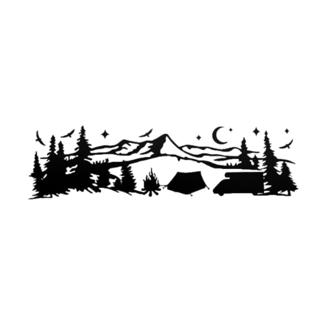 davian Car Sticker Decal Petg Vinyl Weather Resistant Creative Auto Hood Window Accessory Covers Scratches Suitable for Suv Rv Truck Decoration Black