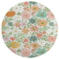 thumbnail image 3 of Floral Colorful Flower Round Rugs -Washable Non-Slip Small Round Area Rug Throw Soft Circle Rugs for Bedroom, Modern Print Indoor Carpet for Entryway Sofa Living Room, 3 of 6