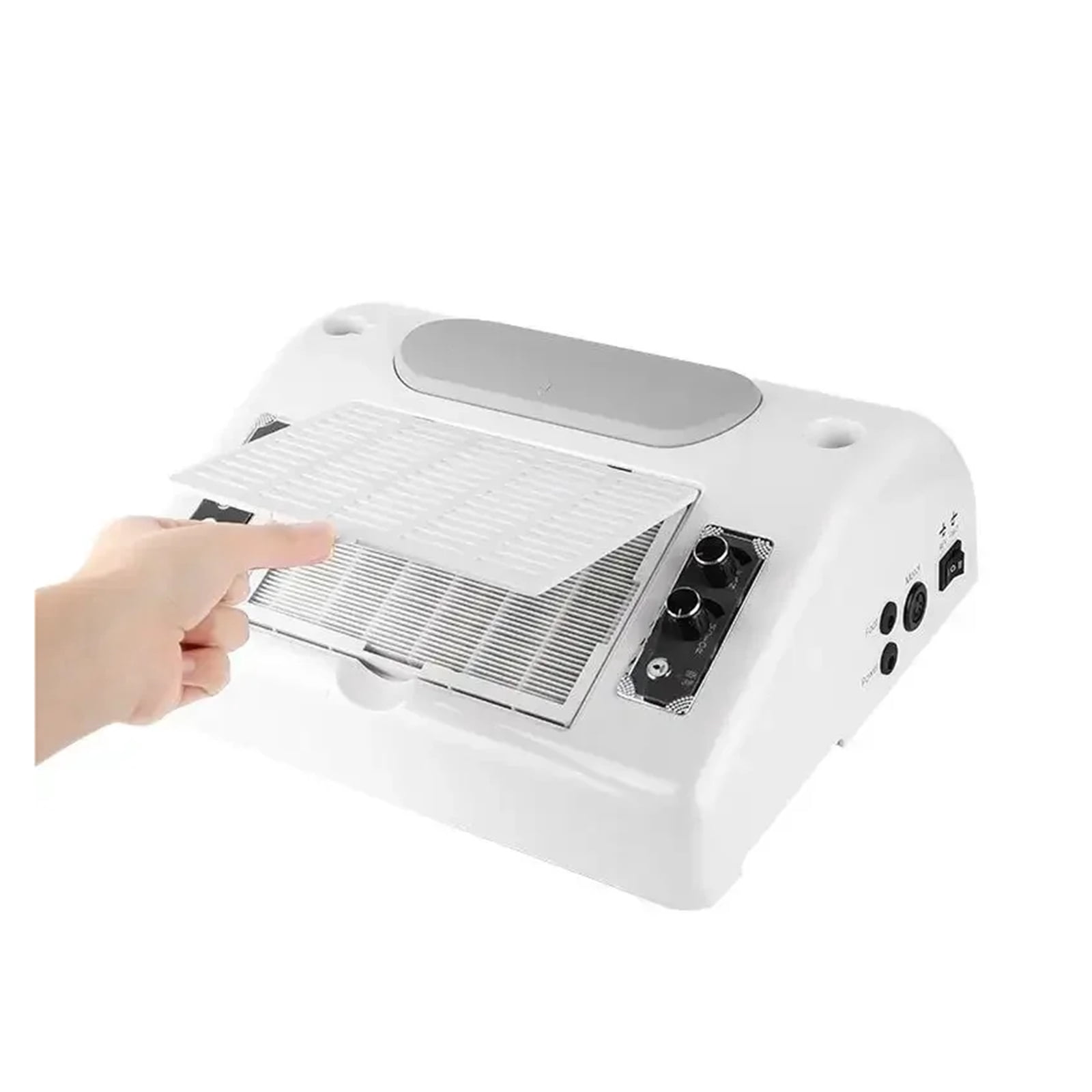 5 IN 1 Newest 80W UV LED Lamp Nail Dryer With Vacuum Cleaner Nail Dust Collector Machine Nail Drill Powerful Salon Tools