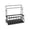 01_Black, variant on Black Double Bar Kitchen Drain Rack, Sink Dishwashing Supplies, for Drying Rags, Storing Sponges and Soap, 1 Pc