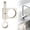 white, black, red, variant on Faucet Handle Lock, Adjustable Length, Anti-Flood Water Restraint for Kitchen and Bathroom Faucets, 1 Pack