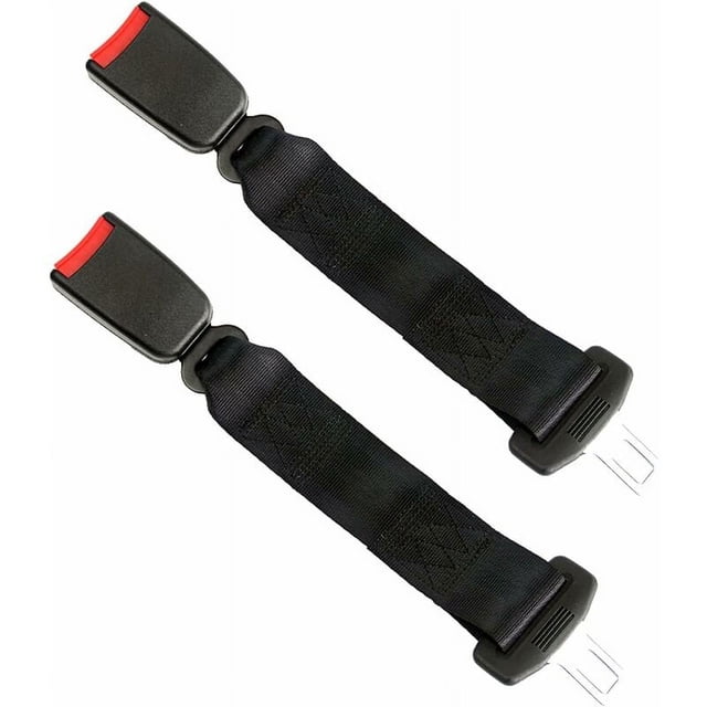 Clip para cinturón de seguridad de coche, 2 unidades, 36 cm, extensión de seguridad, hebilla, cierre, convertidor, accesorios para asiento interior.