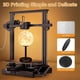thumbnail image 5 of 3D Moon Lamp Bedside Table Lamp for Bedroom - Dimmable Bedside Lamps Small Lamp LED Desk Light for Bedroom, Home, Dorm, 5 of 5