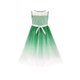 thumbnail image 2 of Vestido de Niña Verde Encaje Tul Falda Degradada Estrella Brillante sin Mangas 12 Años, 2 of 6
