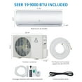 thumbnail image 2 of 9000 BTU Mini Split Air Conditioner Heat Pump System - Energy Efficient Cooling, Quiet Operation, Smart Technology, 20 SEER2, and Easy Installation, 2 of 7