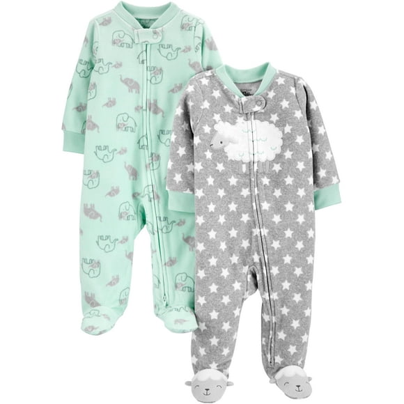 Baby Sleep and Play Simple Joys de Carter's Preemie, paquete de 2