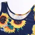 thumbnail image 5 of Ruimatai Women's Sleeveless Sunflower Print Dress A-Line Summer Beach Casual Dress Stylish Comfortable Lightweight Polyester S M L XL XXL, 5 of 9