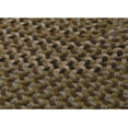 thumbnail image 2 of Colonial Mills 6' x 9' Green and Brown Braided Oval Area Throw Rug, 2 of 2