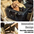 thumbnail image 5 of ZephyPaws Cat Carrier,Portable Pet Travel Carrier for Medium Cats, Dogs and Puppy up to 17 lbs, Black, 5 of 7