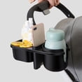 thumbnail image 2 of SUNVENO 3-in-1 Stroller Cup Holder with Phone Holder and Snack Tray, Black, 2 of 9
