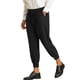 thumbnail image 5 of Pantalones formales para hombre INSPIRE CHIC con pliegues, cierre en la parte inferior, ajustados y recortados, 32, negros, 5 of 5