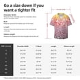 thumbnail image 5 of Rateoe Leopard Skins And Heads Pattern Men's Short Sleeve Classic Shirt, Casual Short-Sleeved Shirt, Lightweight Summer Shirt, Cuban Collar Shirt,Button-Front Shirt-Small, 5 of 5