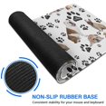 thumbnail image 6 of Long Mouse Pads for Desk,Bulldog Dog and Footprints Desk Mats on Top Of Desks, Desk Mouse Pad Extra Large with 3mm Non-Slip Base and Stitched Edge for Gaming,Office,Work,Home 35.4"x15.7", 6 of 6