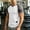 White, variant on DagobertNiko Mens T-Shirts V-Neck Color Block Slim Fitted Breathable Quick Dry High Elastic Sports Summer Top for Gym