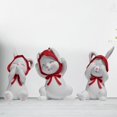 thumbnail image 1 of 3 estatuas de conejitos, adorno de mesa, diseño creativo, decoración coleccionable para el hogar, estatuilla de resina, escultura de Animal PEQUEÑO pa, 1 of 8