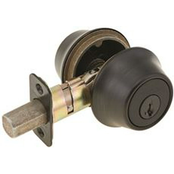 Kwikset Smartkey 665 Double Cylinder Deadbolt Bronze Walmart