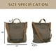 thumbnail image 5 of Bolsa de lona LNORMIA para mujer con correa ajustable, 5 of 6
