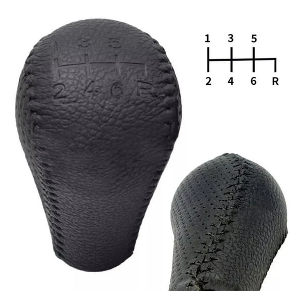 Leather Gear Shift Knob For Nissan For Navara D40 For Frontier 05-15 Handball Manual Shift Lever Head Paets Gear Shift Knob