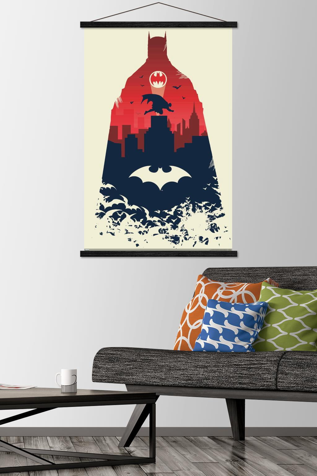 DC Comics Batman - Cape Wall Poster with Magnetic Frame, 22.375" x 34"