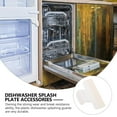 thumbnail image 3 of SEWACC 10 Pcs Pare-Éclaboussures en Plastique Blanc pour Accessoires d'Appareils de Cuisine, 3 of 8