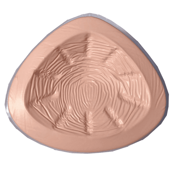 BIMEI Triangle Lightweight Silicone Breast Forms Women's Mastectomy Prosthesis Armpit Concave Super Soft Ultra Bra Enhancer Inserts Pad 1 Piece,300g