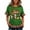 Dark Green, variant on Tank Tops for Women Graphic Playful Skeleton Print Crew Neck Short Sleeve Crop Tops for Women,Dark Green,L,Dark Green,L