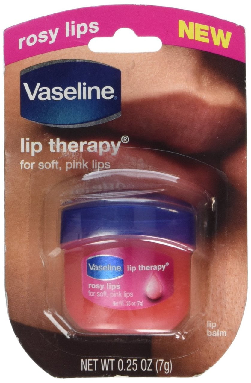 32 PACKS : Vaseline Lip Therapy Rosy Lips 0.25 Oz. / 7
