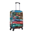 thumbnail image 3 of Uemuo Tropical Vacation Essentials Printed Washable Luggage Cover - Fashion Suitcase Protector Fits 18-32 Inch Luggage -Medium, 3 of 9